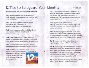 12 tips to safeguard identity