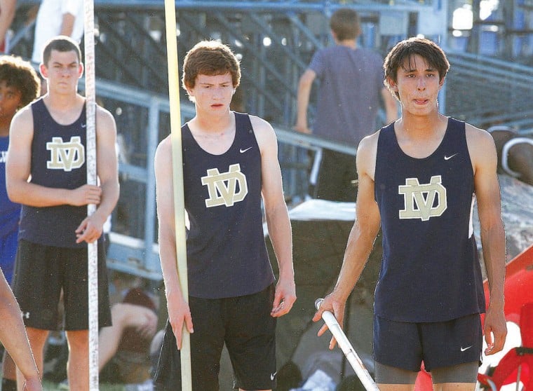 Desert Vista pole vaulters
