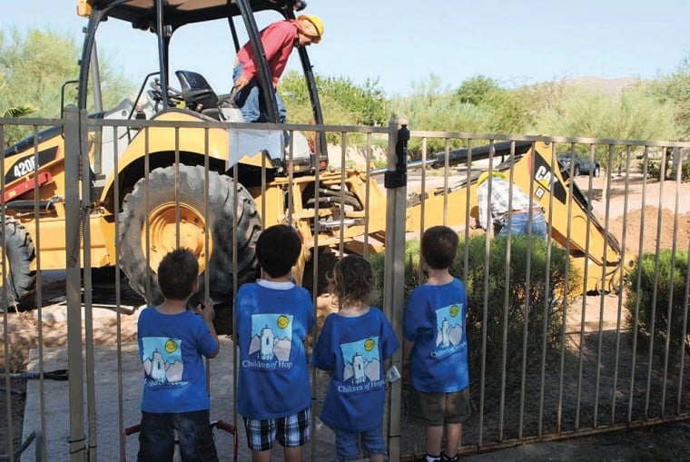 Children of Hope receives new sprinkler system