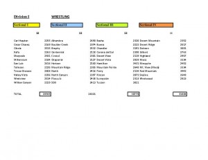 Division I Sectionals