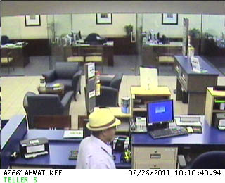 Wheelchair bank robbery