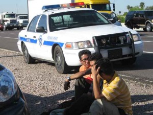 Traffic stop reveals suspected illegals 