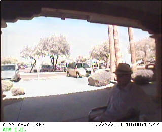 Wheelchair bank robbery