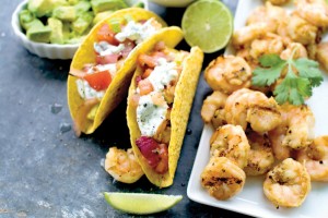 Grilled shrimp tacos