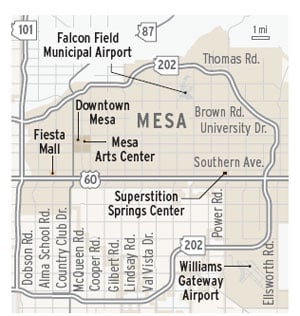 Mesa map