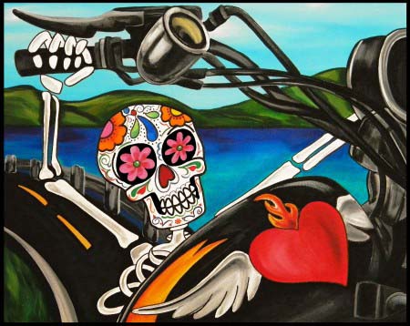 Día de Los Muertos art in Chandler