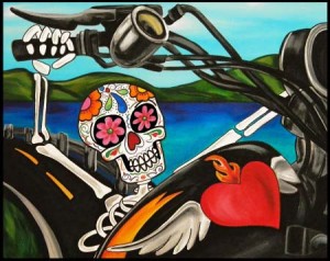 Día de Los Muertos art in Chandler