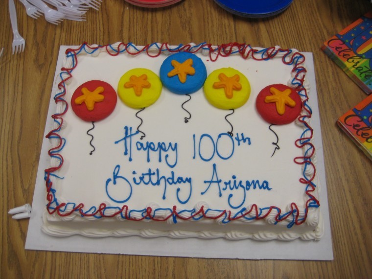 Local school children celebrate Arizona's Centennial