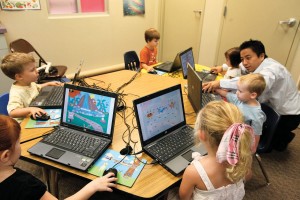 Preschoolers Learn Life and Computer Skills
