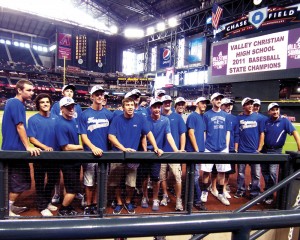 Trojans honored by D-backs