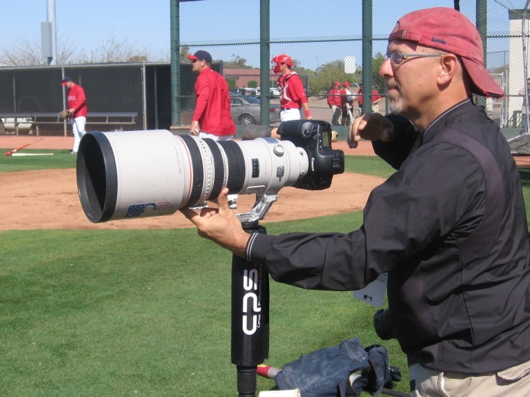 Topps baseball card photographer
