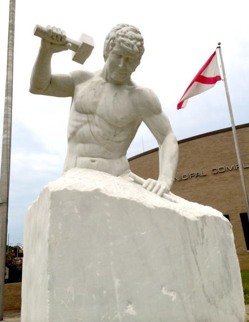 Chiseled physique