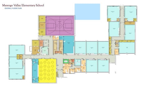 Marengo Valley School floor plan