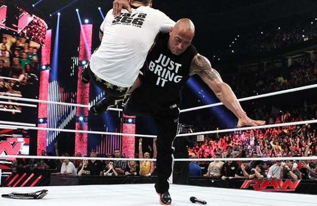 WWE Royal Rumble results The Rock wins the WWE Championship Cena wins