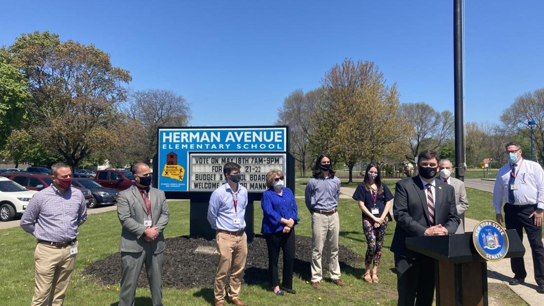 Mannion visits Auburn school, highlights state aid increase, SRO funding 1 Mannion visits Auburn school, highlights state aid increase, SRO funding