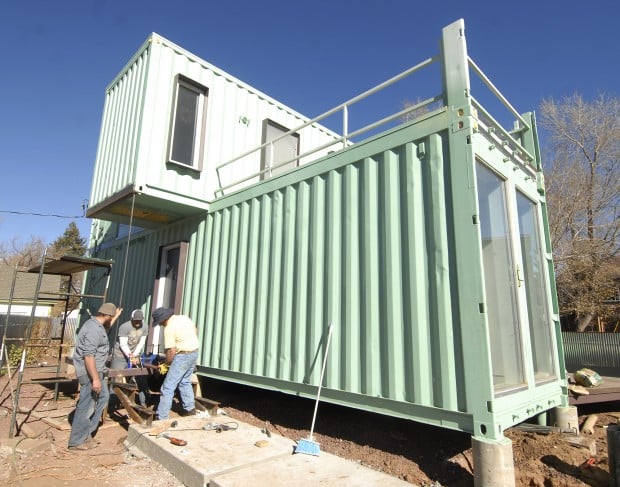 Stacked Shipping Container Home Stacked Shipping Container Cabin Due 