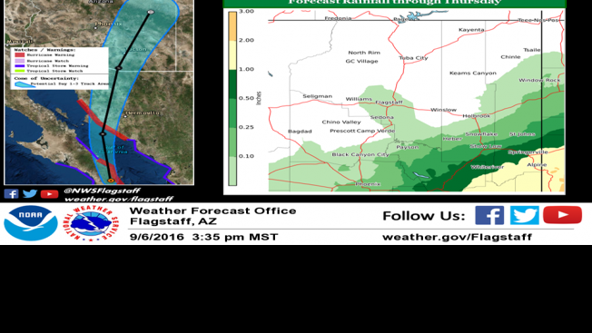 Newton could bring flooding to southern Navajo, Apache counties