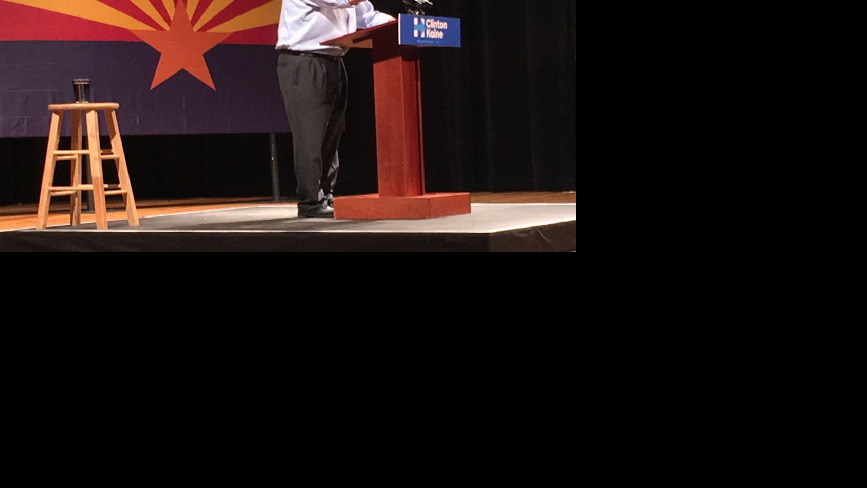 Bernie touts Clinton's affordable college plan at NAU
