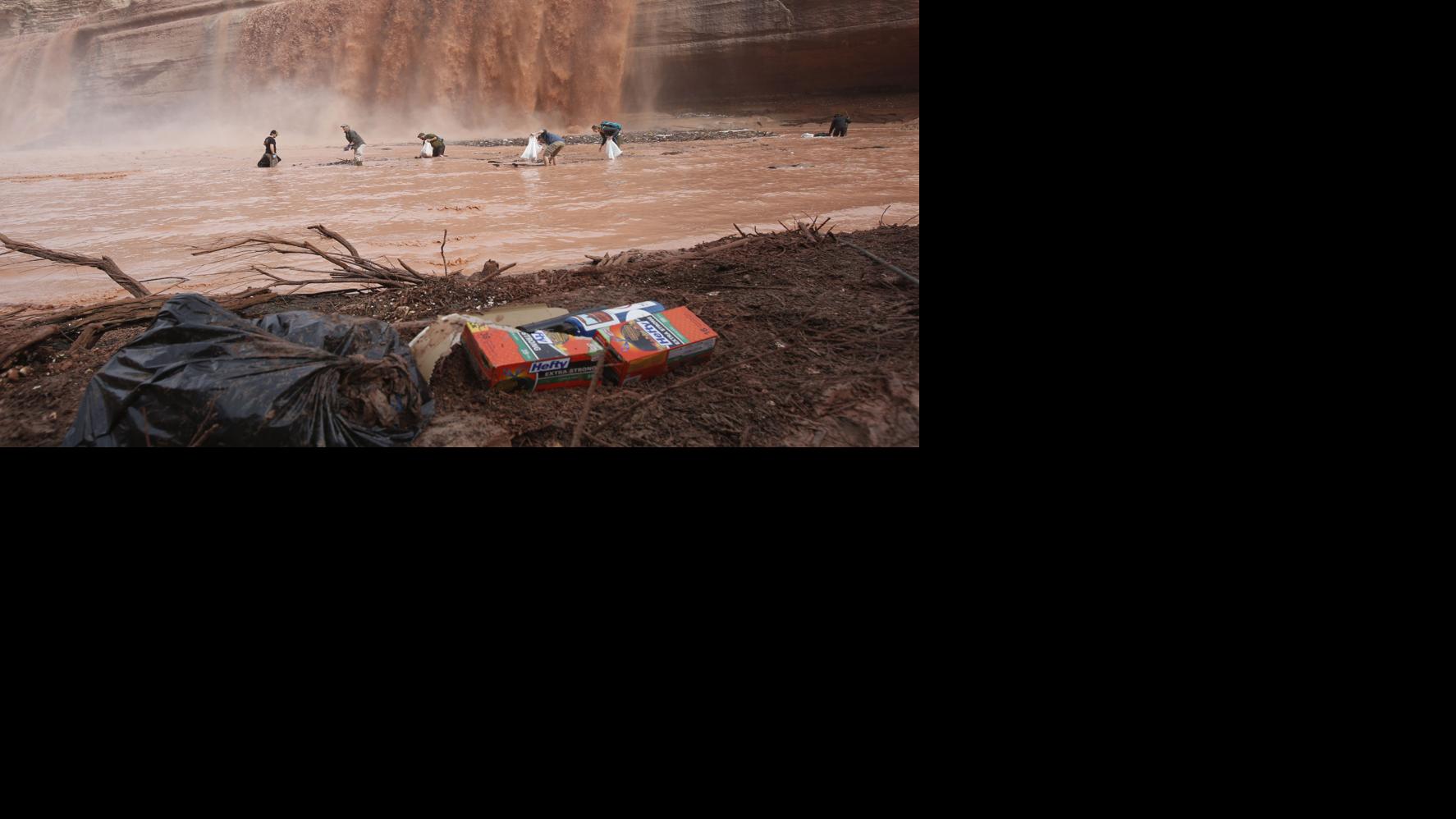 Two cleanups remove trash from Grand Falls