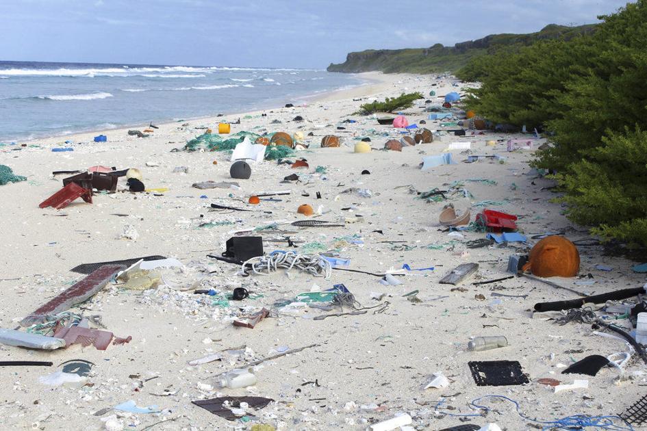 Scientists find 38 million pieces of trash on Pacific island