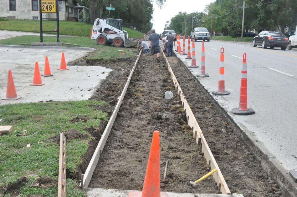 Work progressing at north Casey's