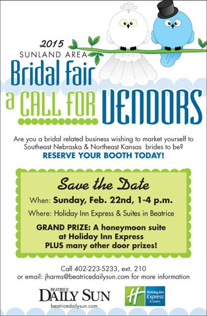 Call for Vendors Bridal Fair 2015