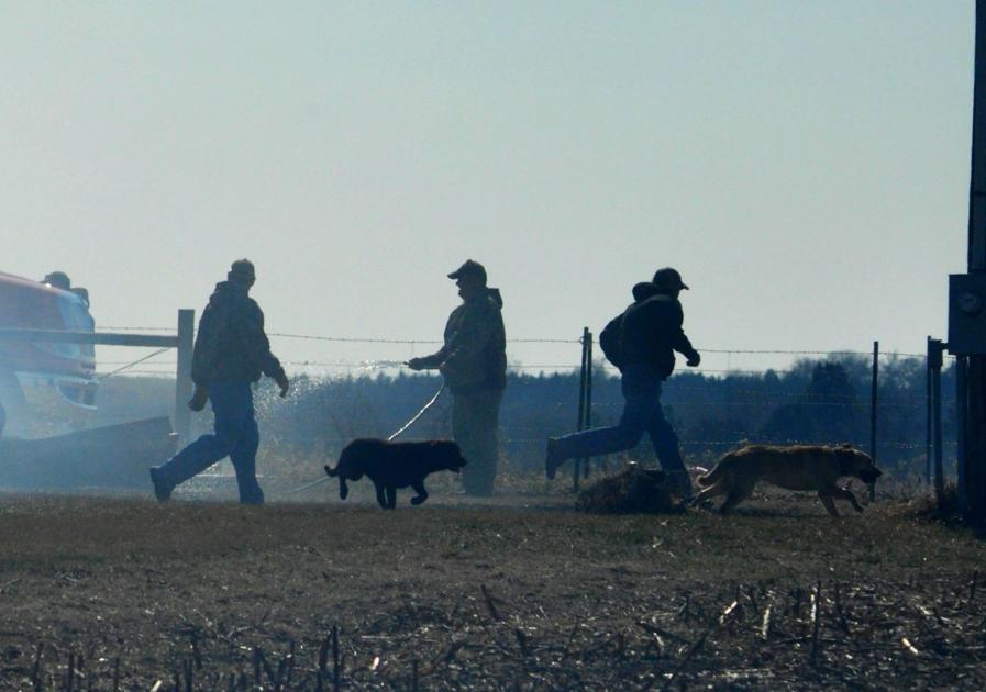 Crews battle structure fire
