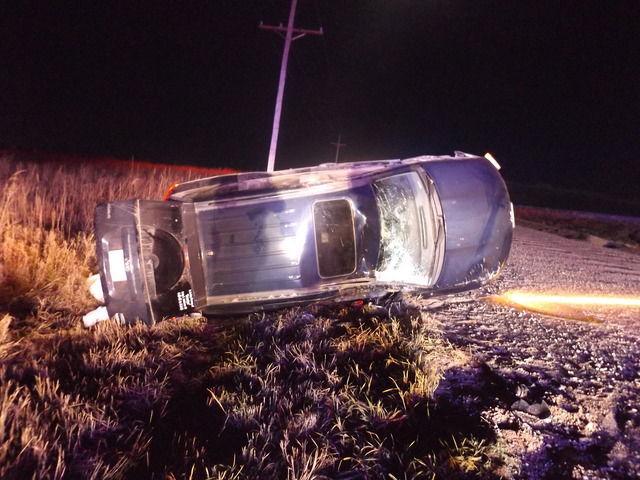 Injuries reported in Monday rollover