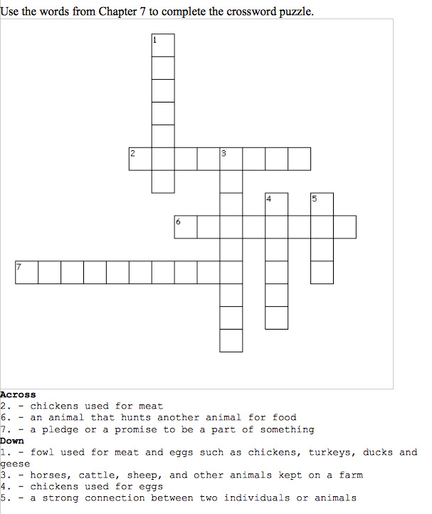 107 best Crosswords for Kids images on Pinterest ...