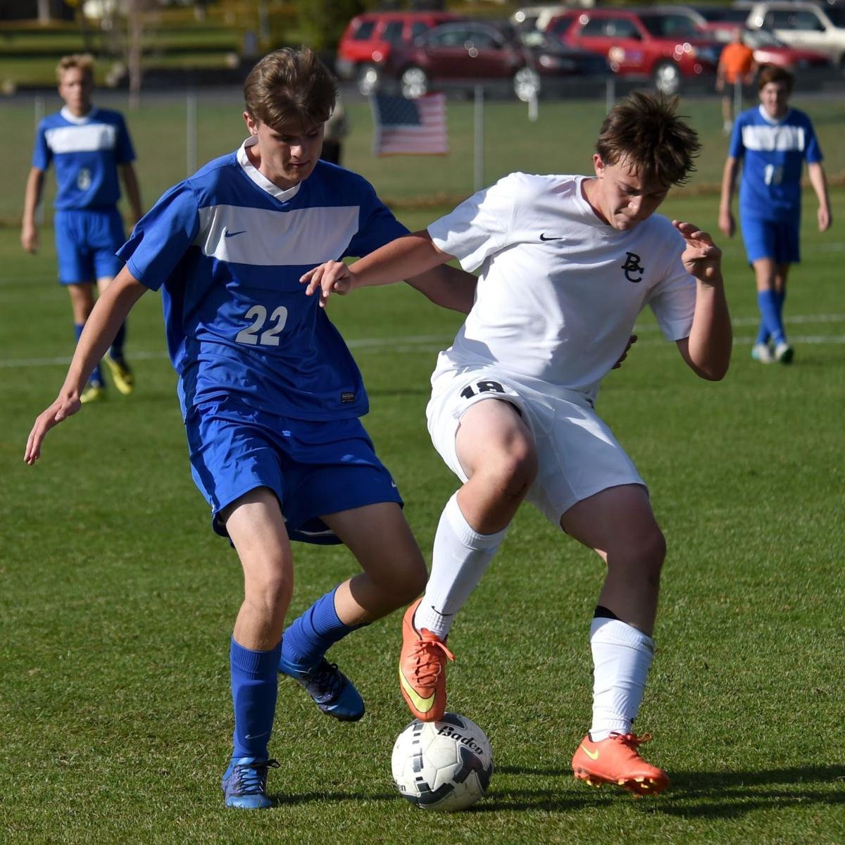 Corvallis' Bryce Molesh and Central's Logan Tracy