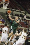 Daniel Meyer of Billings Central drives to the basket