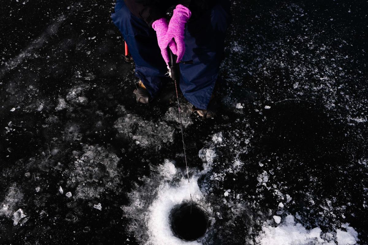 ice fishing