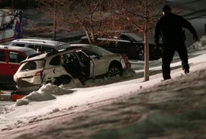 News photos: Crash at Rimrock Road and 38th Street West