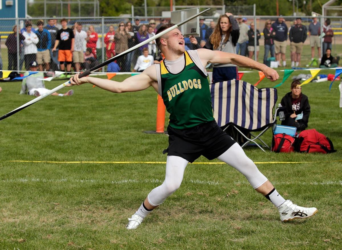 Whitefish's Luke May wins the javelin
