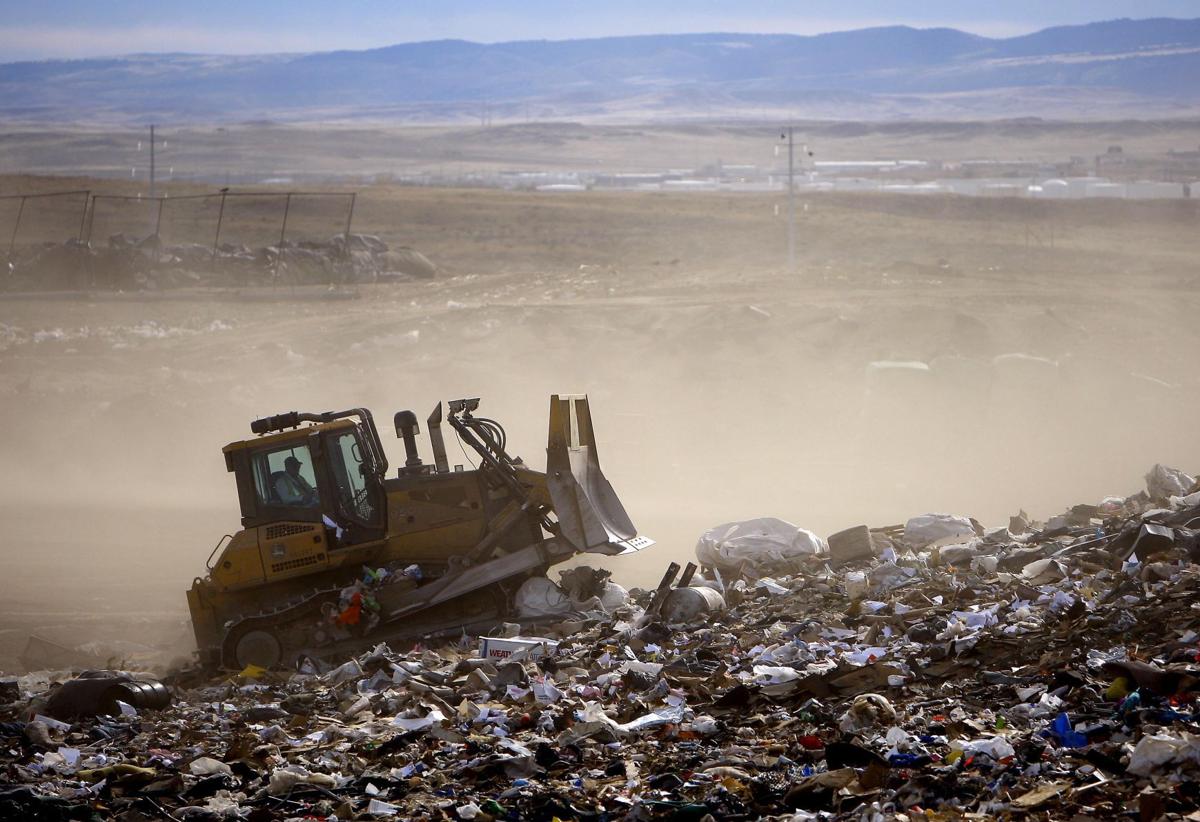 City workers extinguish landfill fire that started in wood chip grinder