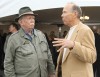 Steve Scheel talks with Bob Murry