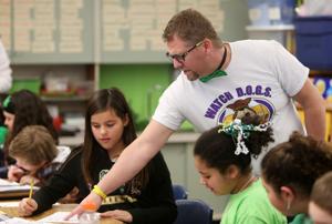 Dads, often on education sidelines, take on new role as volunteers at Ponderosa school