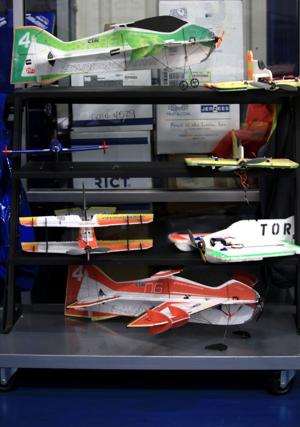 RC aircraft takeoff indoors as temps fall in Billings