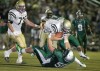 Avery Baldry of Billings Central takes down the Dillon running back