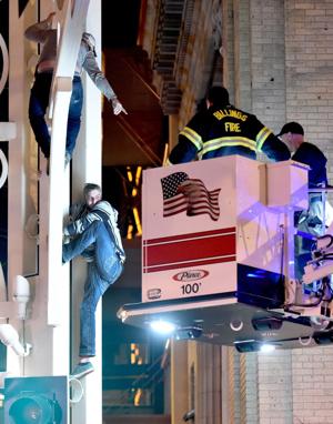 Man rescued from Skypoint sculpture in downtown Billings