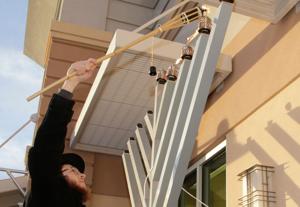Menorah lit on fourth day of Hanukkah