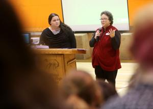 Senior High visitors talk about mental health and getting help