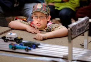 Scouts square off in annual Pinewood Derby races