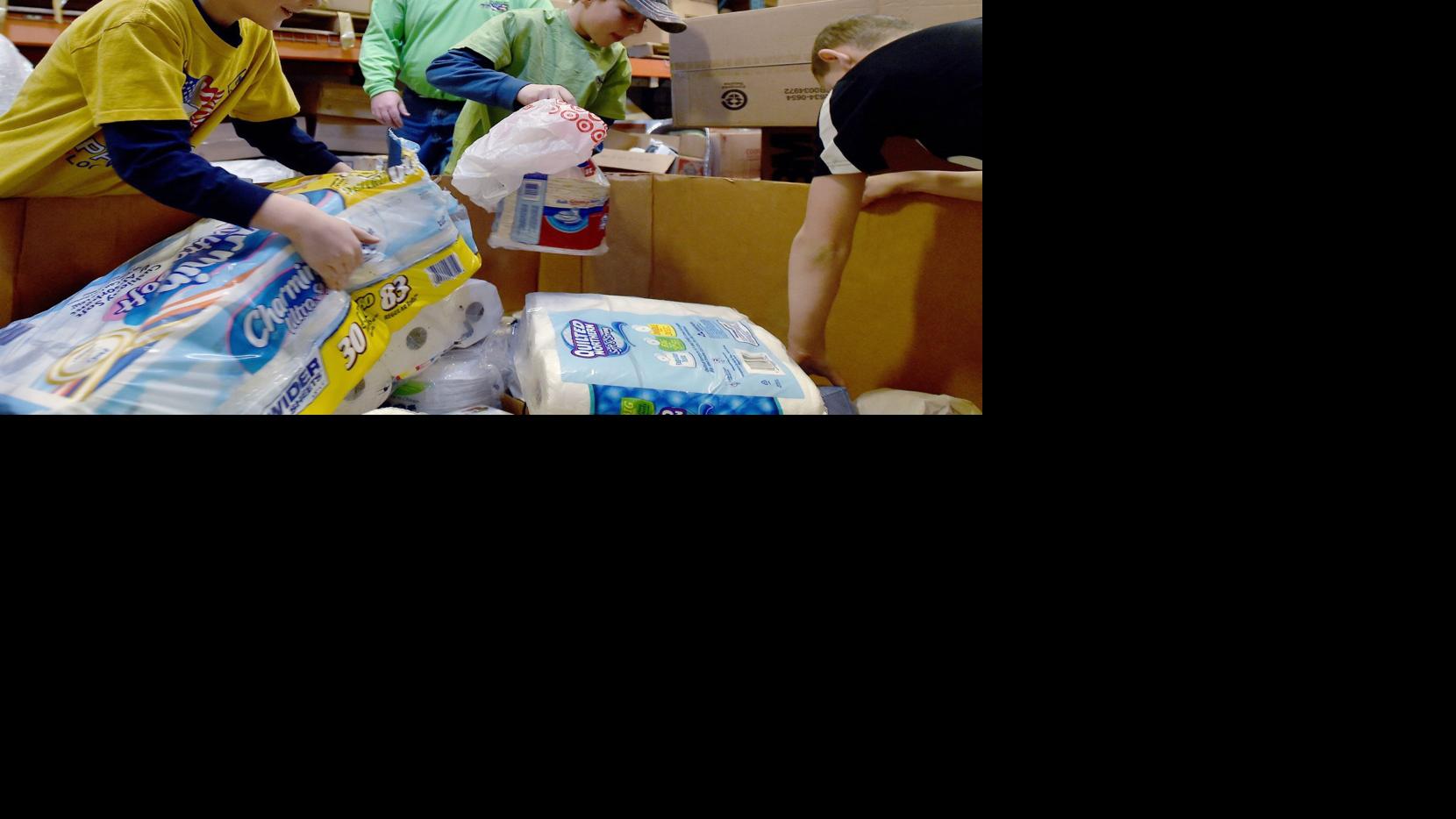 Scouts collect canned food for Billings Food Bank - Billings Gazette