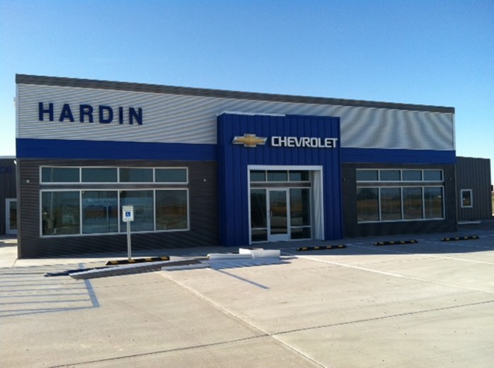 Hardin's new Chevy dealership almost completed