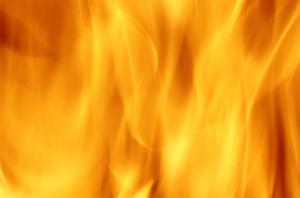 Cigarette causes minor damage to home siding