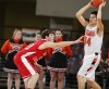 Glendive's Tanner Phipps guards Kirt Laforge
