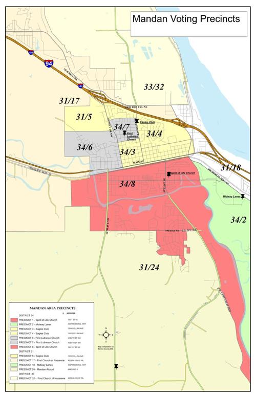 Voting sites same for Morton County voters Local news for Bismarck