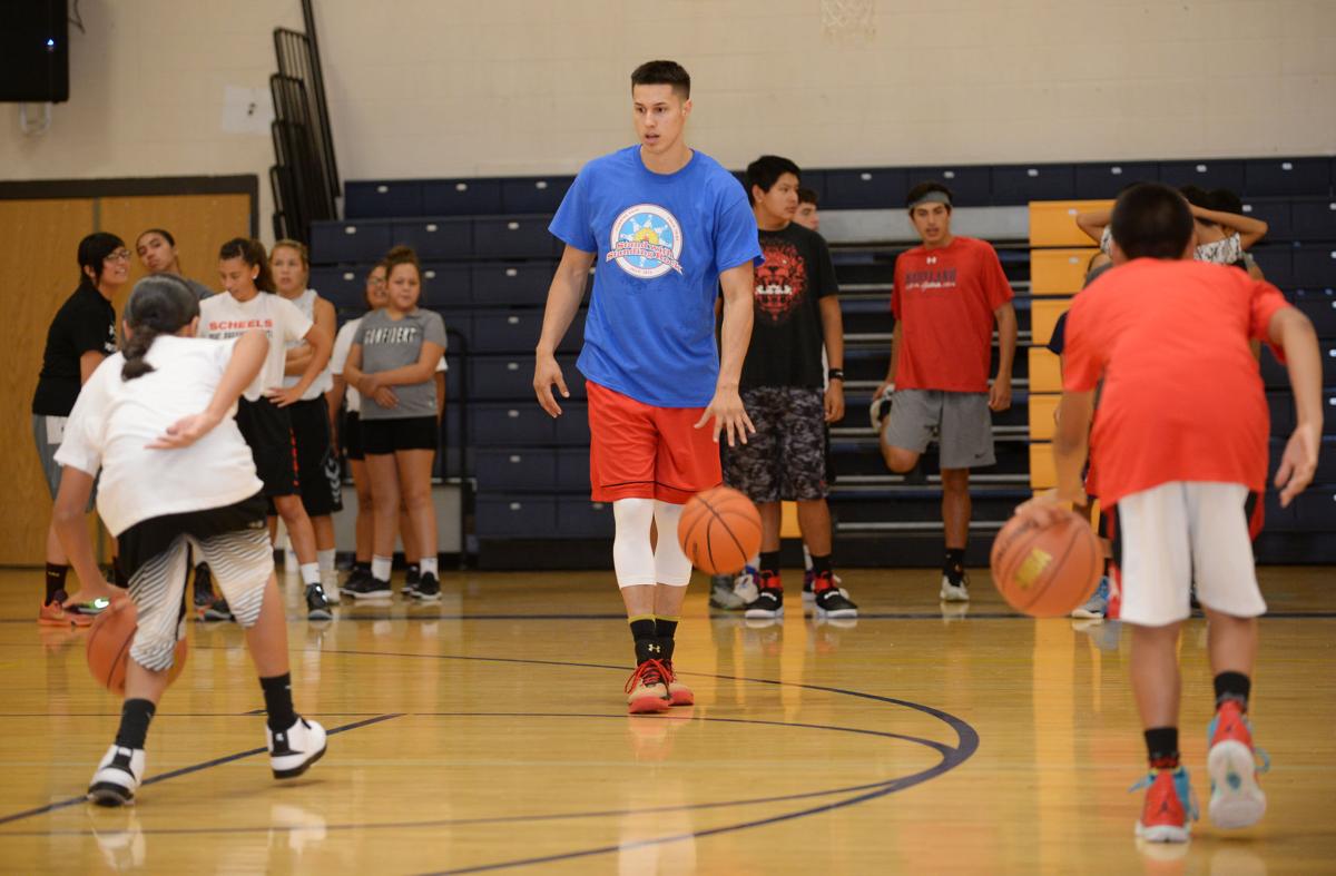 Standing Rock mom sees possibility for her son in athlete's visit