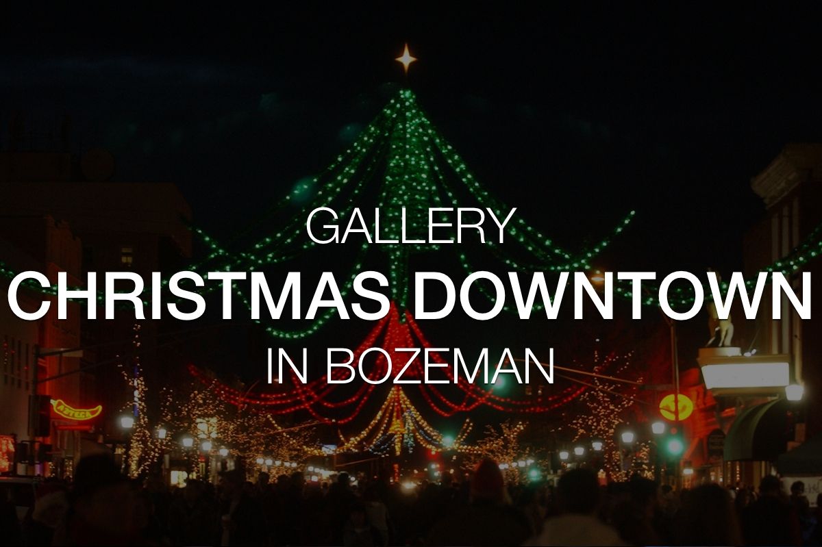 Downtown Bozeman Christmas decorations through the years Bozeman